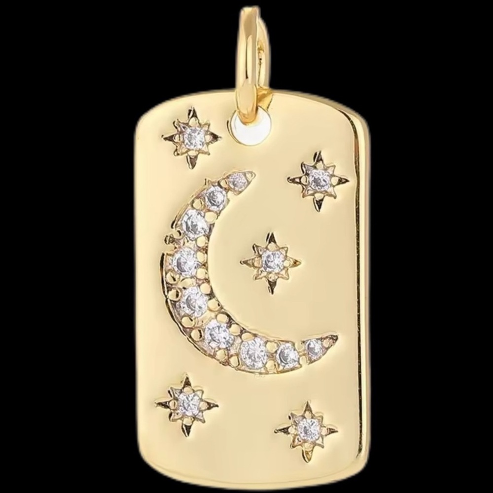 18k Celestial Pendant - Picture 2 of 7